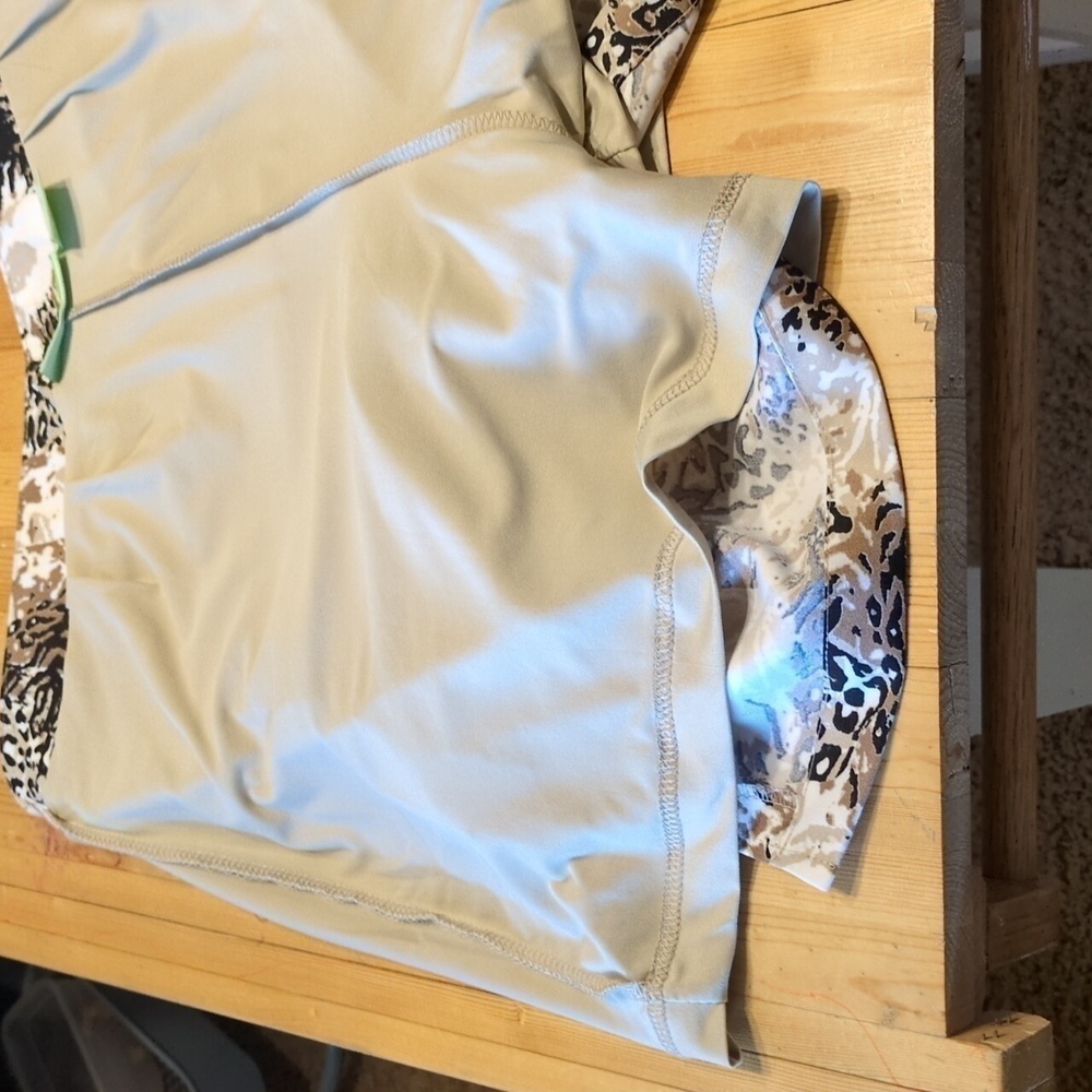 Elevate Your Golf Game with the Allyson Whitmore Animal Print Skort - Picture 11 of 11